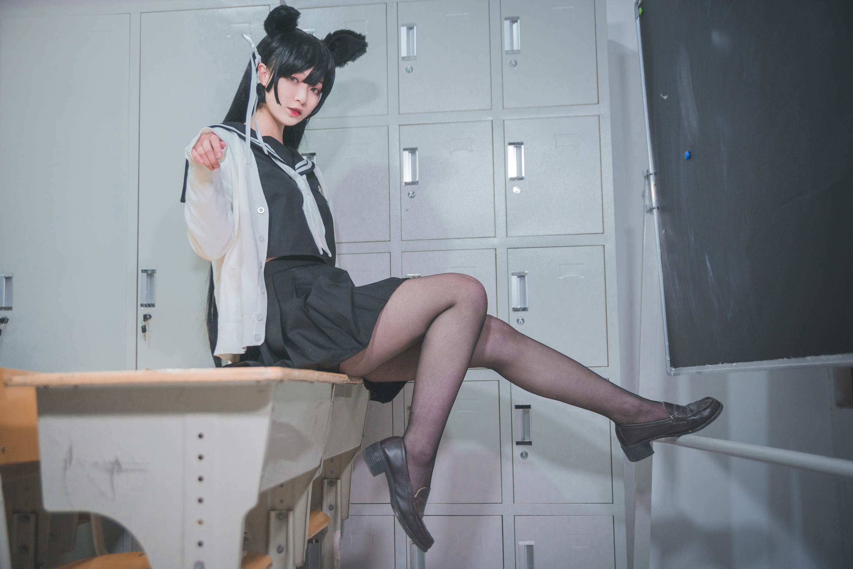 图片[1]-铁板烧鬼舞w – NO.002 爱宕JK[12P]-XikXak